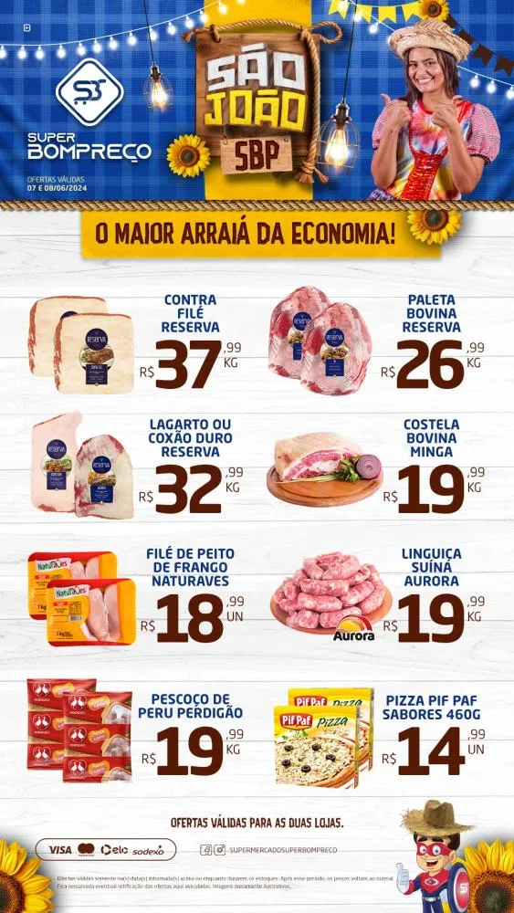 Confira as promoções no Supermercado Super Bom Preço em Brumado