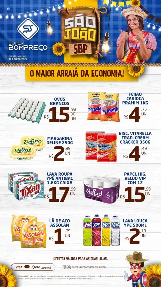 Confira as promoções no Supermercado Super Bom Preço em Brumado