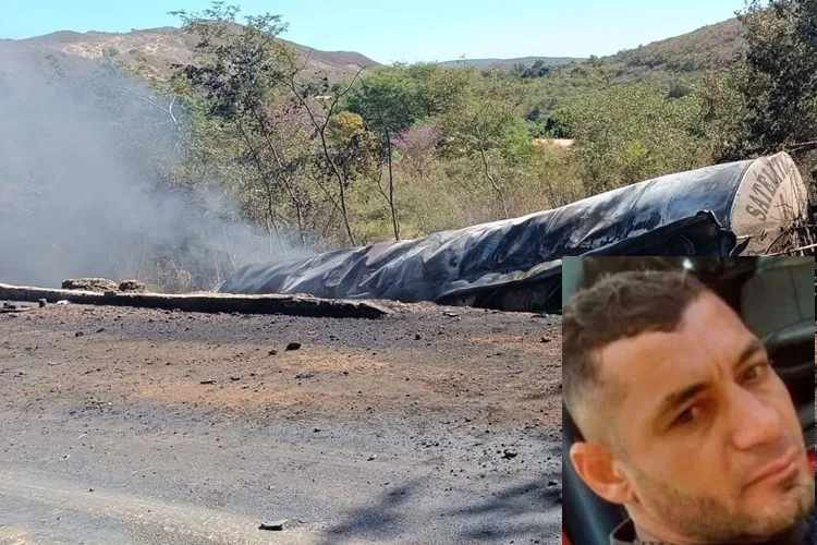 Igaporã: Motorista morre carbonizado após caminhão tanque explodir na BR-430