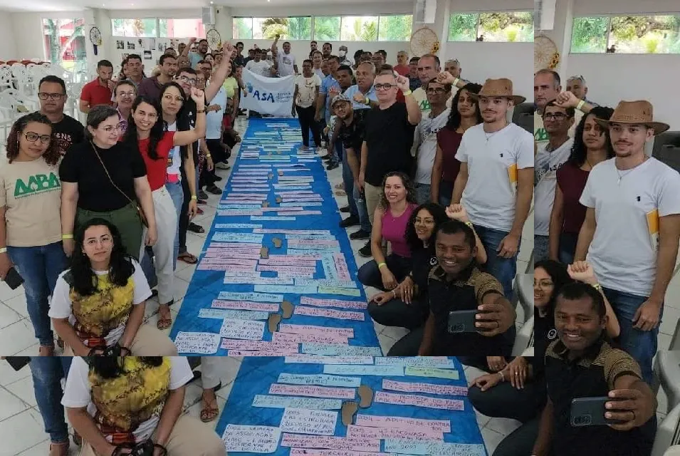 Conferência estadual da ASA debatendo retorno de projetos sociais e programa de cisternas