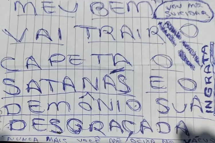 'Vai trair o capeta', diz suspeito de assassinar mulher em Santa Maria da Vitória