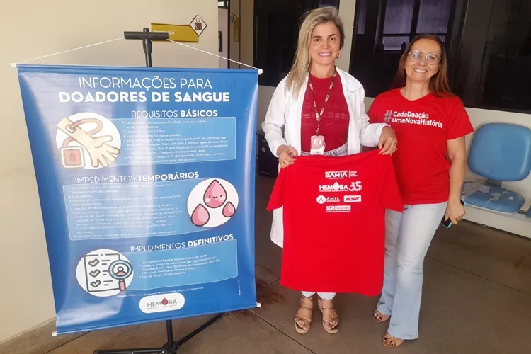 Hemoba promove mobilização na semana do doador de sangue em Brumado