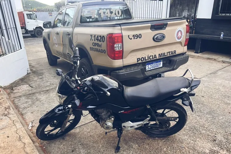 2ª CIPRv recupera motocicleta roubada na BA-142 em Tanhaçu