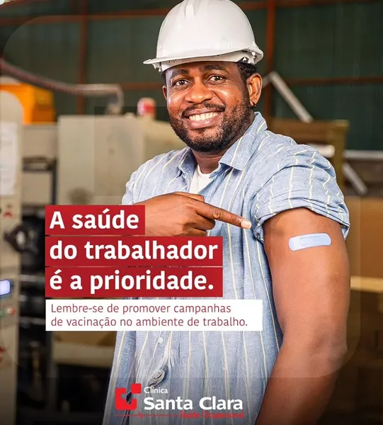 Clínica Santa Clara ressalta que a saúde do trabalhador tem de ser prioridade nas empresas