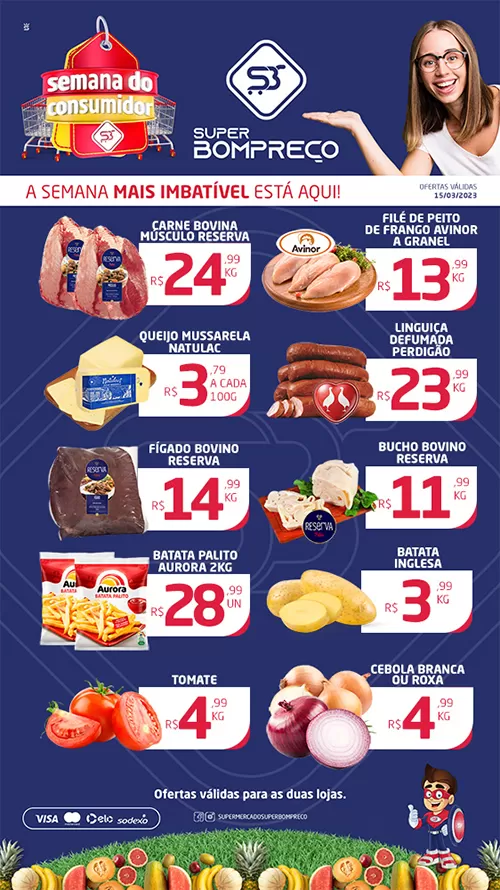 Confira as promoções no Supermercado Super Bom Preço em Brumado