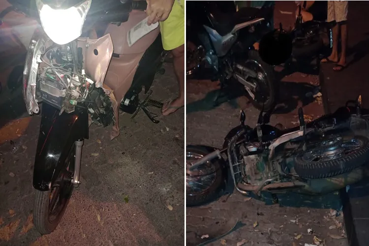 Condutor de Hilux colide em três motocicletas estacionadas e foge em Guanambi