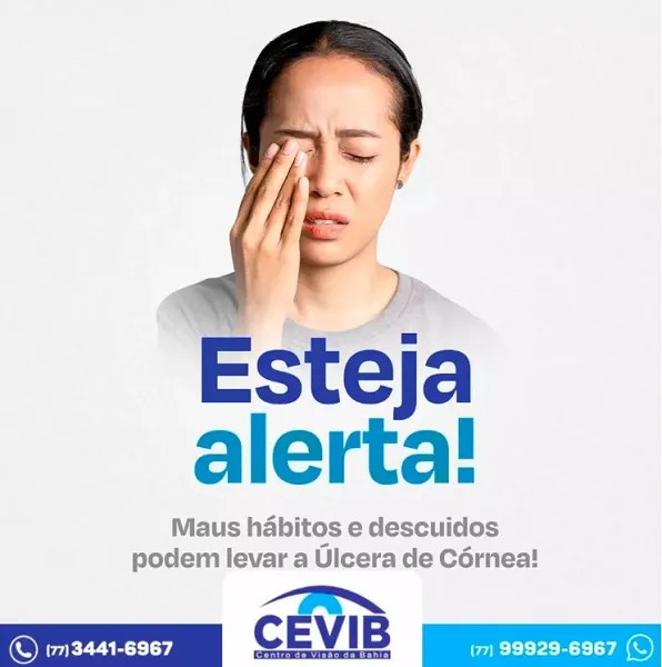 Cevib esclarece o que é a úlcera de córnea e as condições que podem levar à condição