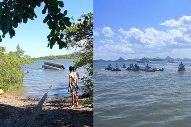 Bebê de 8 meses morre após catamarã virar com rajada de vento em Santa Catarina