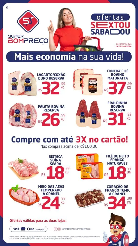 Confira as promoções no Supermercado Super Bom Preço em Brumado