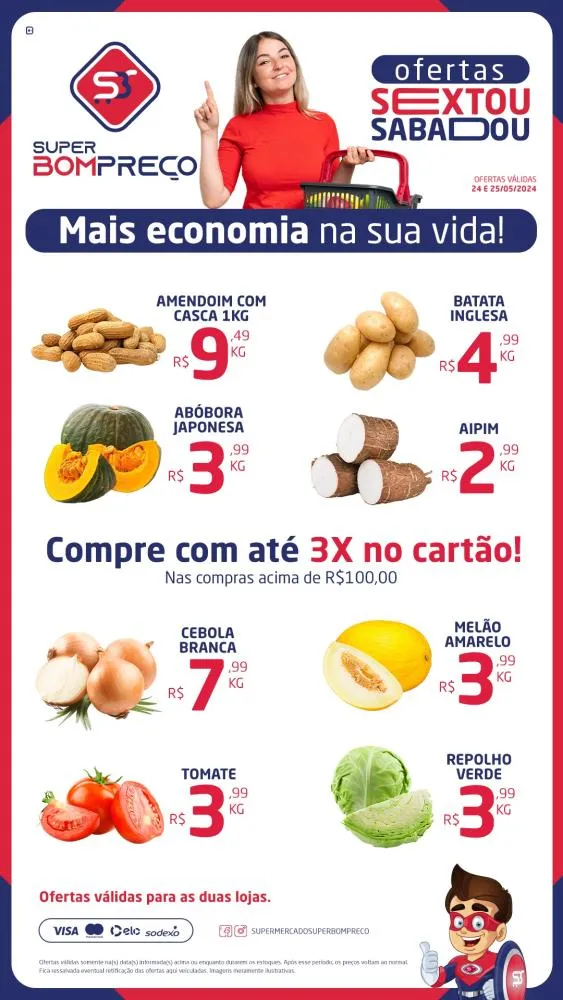 Confira as promoções no Supermercado Super Bom Preço em Brumado