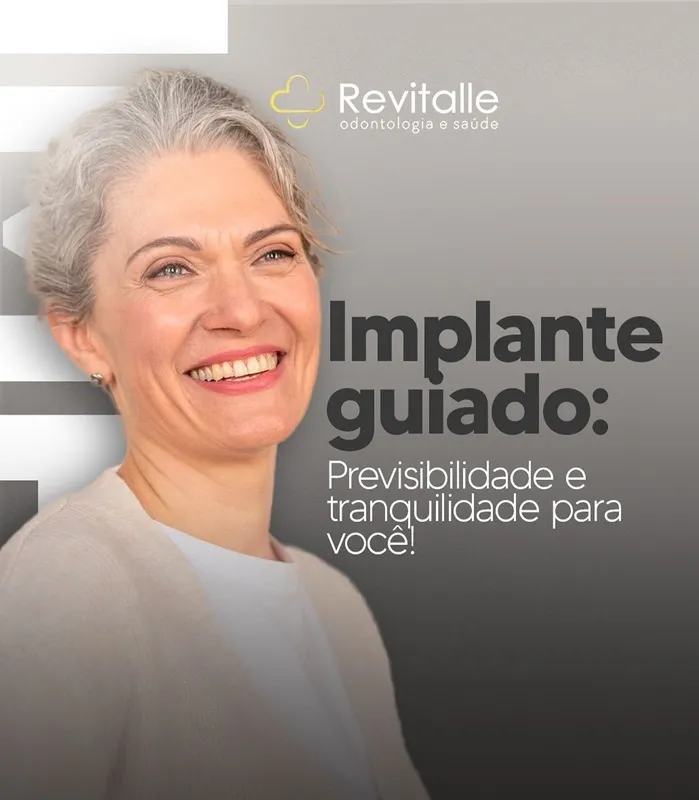 Revitalle Odontologia detalha benefícios do implante dental sem cortes e sem pontos