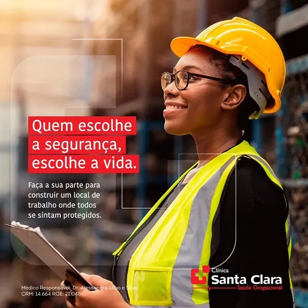 'Quem escolhe a segurança, escolhe a vida', ressalta Clínica Santa Clara