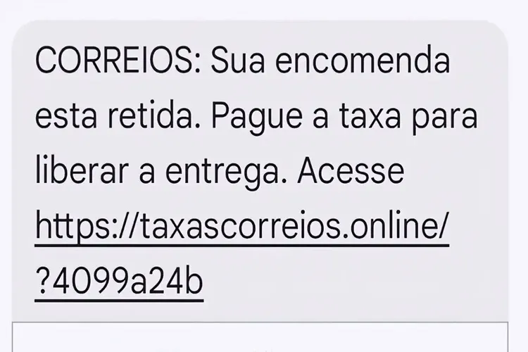 Correios alertam sobre golpe cobrando taxa para retirar encomenda