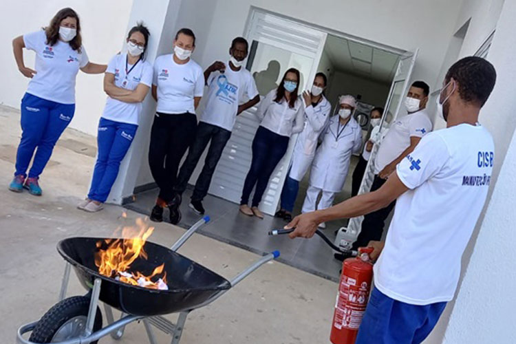 Brumado: Policlínica Regional de Saúde faz treinamento para formação de brigada anti incêndio