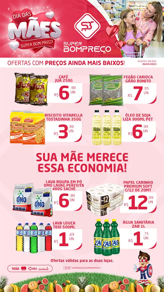 Confira as promoções no Supermercado Super Bom Preço em Brumado