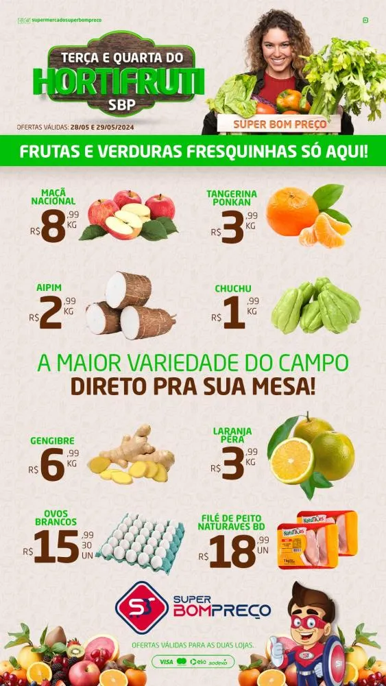 Confira as promoções no Supermercado Super Bom Preço em Brumado