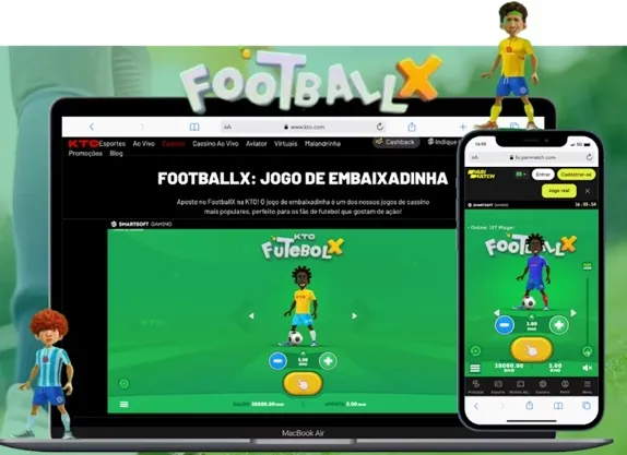 FootballX: conheça o jogo que combina futebol e cassino online!