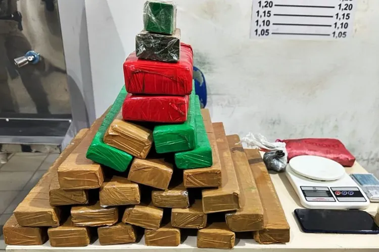 Mulher é detida com 24 tablets de maconha em caixa na cidade de Vitória da Conquista