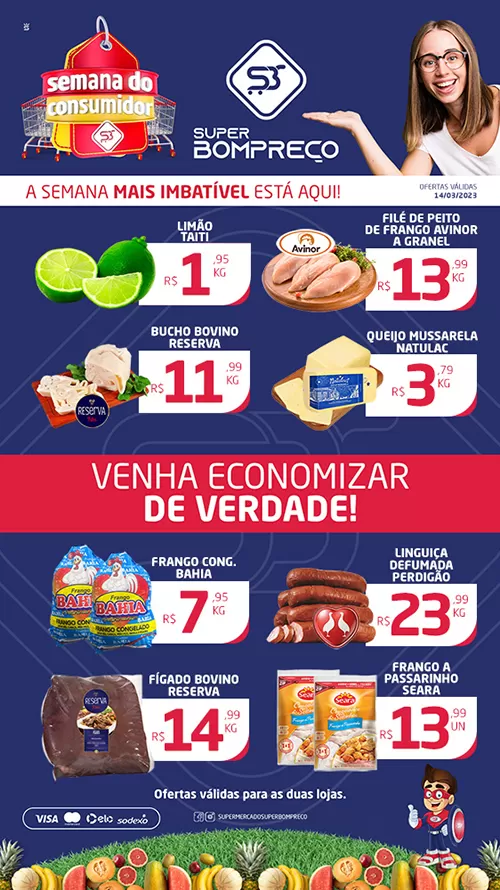 Confira as promoções no Supermercado Super Bom Preço em Brumado