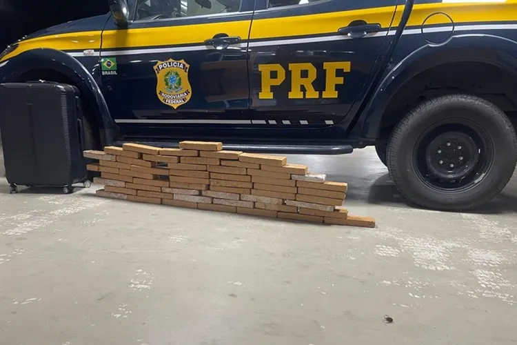 PRF apreende 30 kg de maconha em ônibus no trecho de Vitória da Conquista