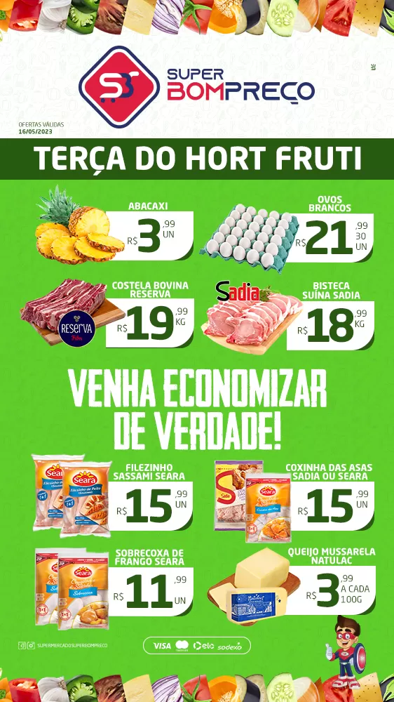 Confira as promoções no Supermercado Super Bom Preço em Brumado