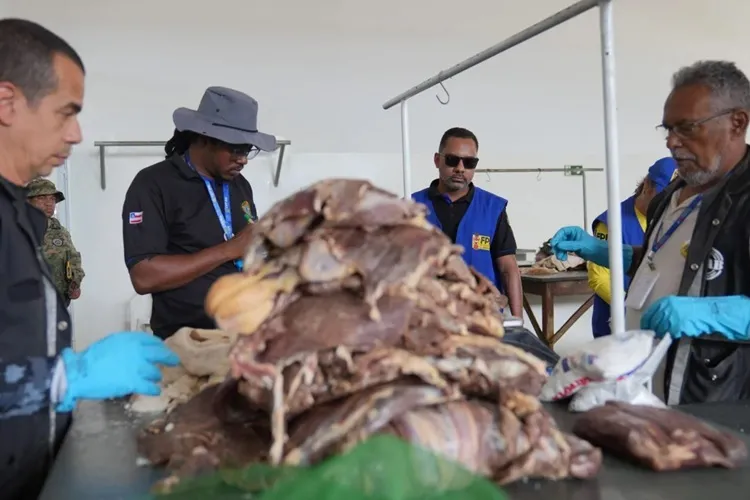 8 toneladas de carne imprópria para consumo são apreendidas na região de Guanambi