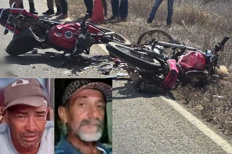 Colisão frontal entre motos resulta na morte dos dois condutores na BA-152