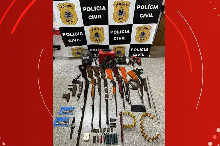 Fábrica clandestina de armas de fogo é descoberta em Jaguaquara