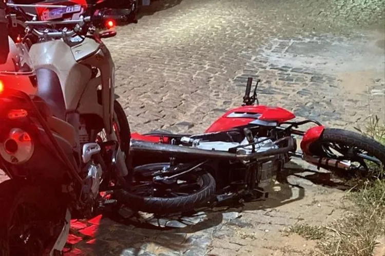 Caetité: 94ª CIPM recupera moto furtada em São Paulo após condutor cair em fuga