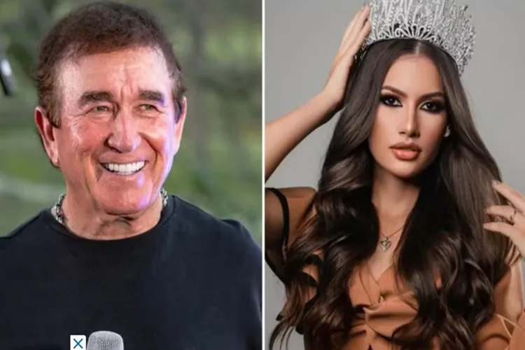 Amado Batista está vivendo romance com miss 51 anos mais nova do que ele