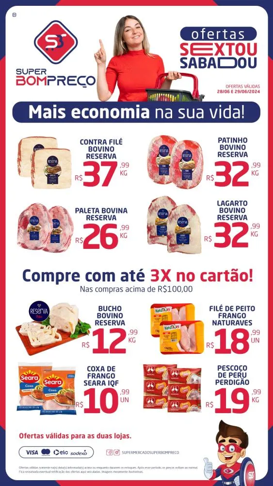 Confira as promoções no Supermercado Super Bom Preço em Brumado