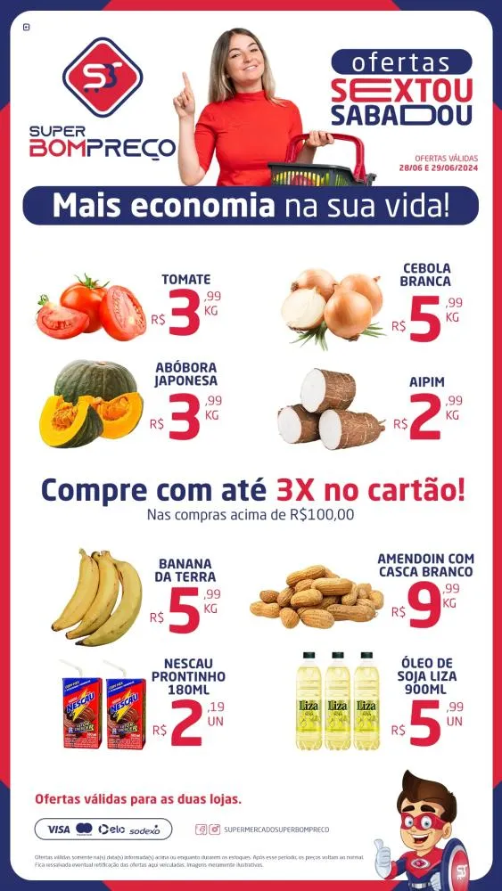 Confira as promoções no Supermercado Super Bom Preço em Brumado