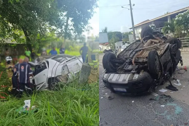 Bebê morre e seis pessoas ficam feridas após batida entre carros no sul da Bahia