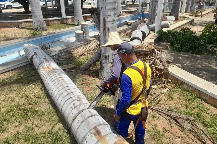 Brumado: Prefeitura inicia trabalho de revitalização da Praça Coronel Zeca Leite