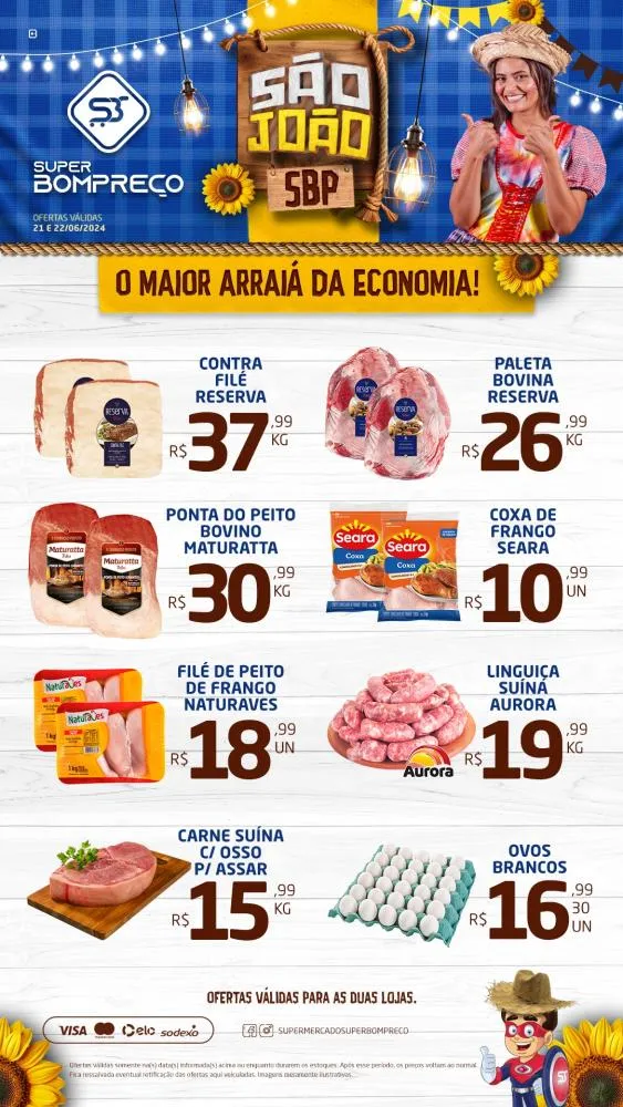 Confira as promoções no Supermercado Super Bom Preço em Brumado