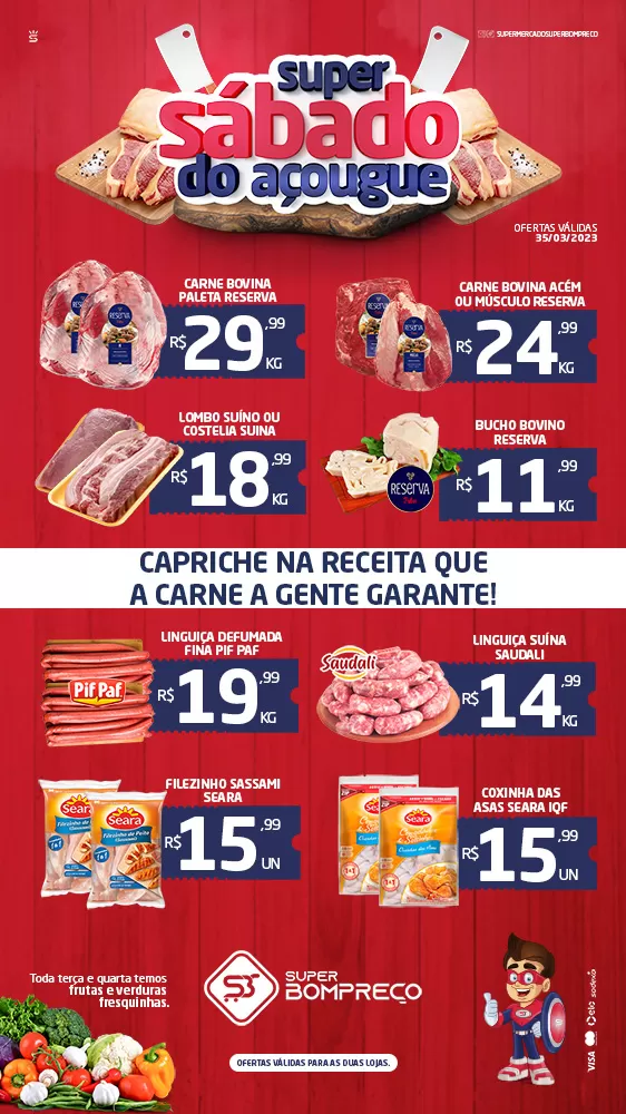 Confira as promoções no Supermercado Super Bom Preço em Brumado