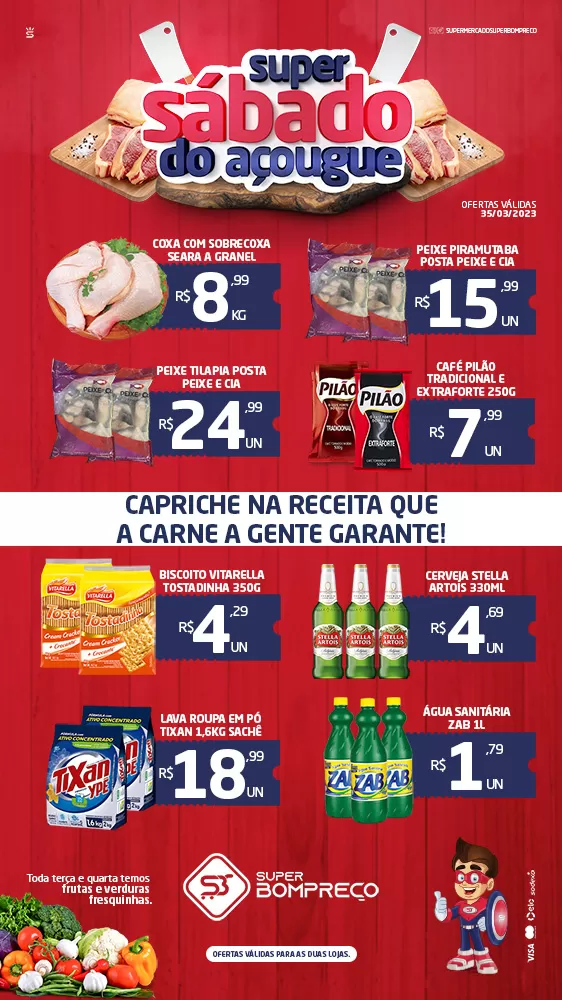 Confira as promoções no Supermercado Super Bom Preço em Brumado