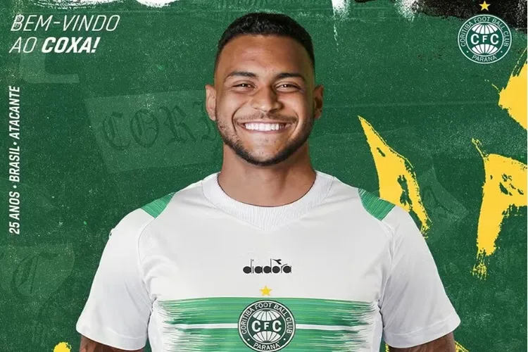 Coritiba anuncia atacante Júnior Brumado, cria do Bahia